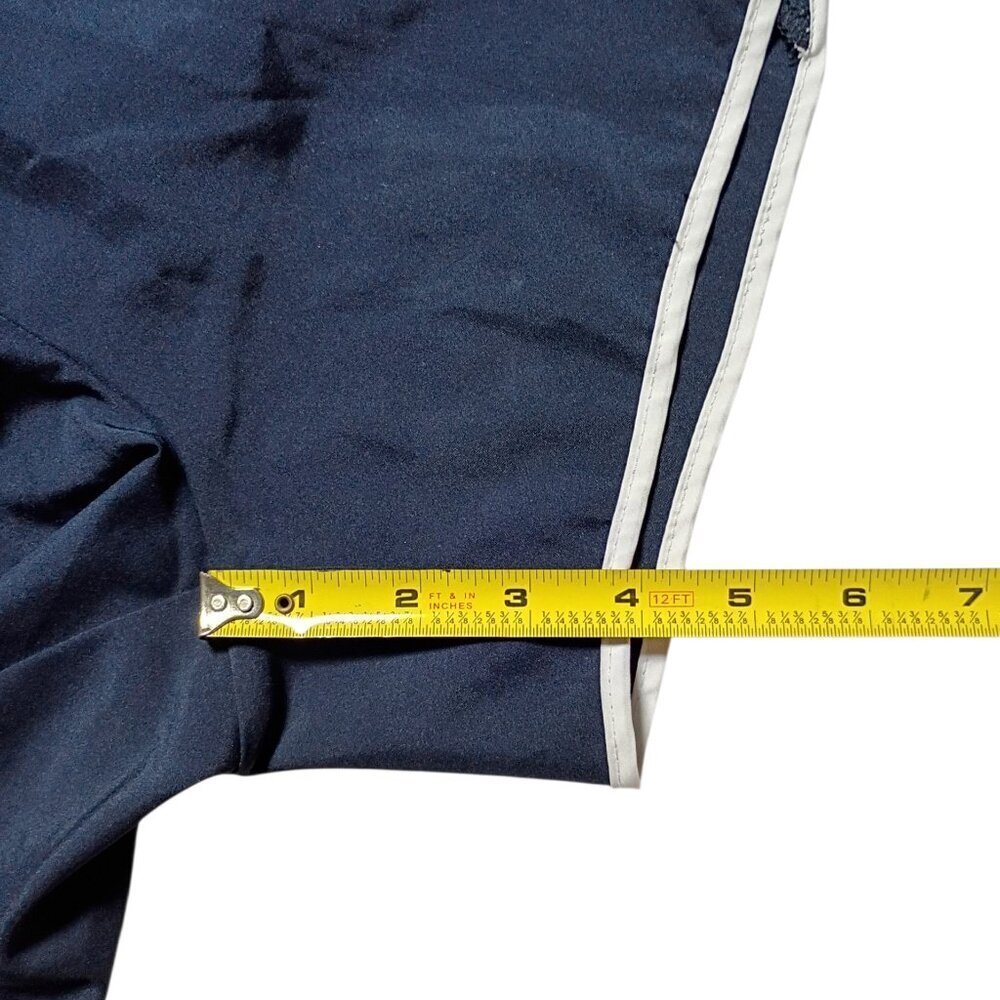 Nike Women M Dri-FIT Performance Running Shorts Blue & White M Side Mesh Comfort - Picture 11 of 14